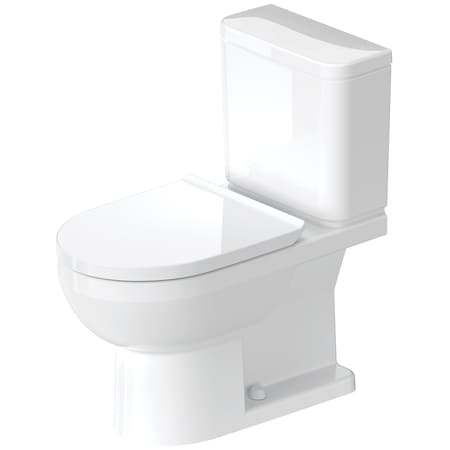 Duravit Durastyle Basic Two-Piece Toilet Tank And Bowl White D4060400